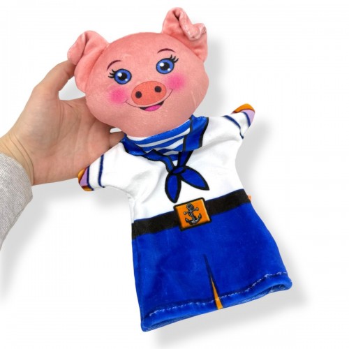 Мʼяка іграшка, (Рукавичка Порося 1, ВИД 3) (Копиця)
