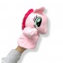 Мʼяка іграшка-рукавичка "Поні" (23см) (РОЖЕВА) (kidstoys)