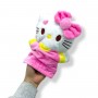 Мʼяка іграшка-рукавичка "Кітті"(25см) (РОЖЕВА) (kidstoys)