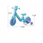 Велобіг арт. TR2601 (1шт) звук, світло, допоміжні колеса, мʼяке сидіння, блакитно-фіолетовий короб.67*24*21см (МІС)