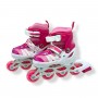 Ролики колеса PVC размер S (30-33) в сумке (Розовые) (МІС)