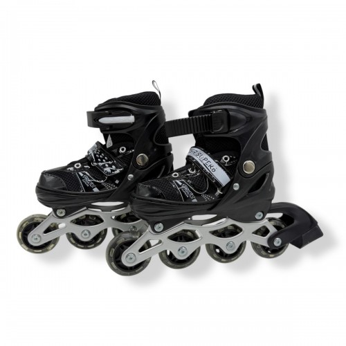 Ролики колеса PVC размер S (30-33) в сумке (ЧЕРНЫЕ) (МІС)