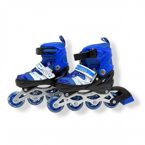 Ролики колеса PVC размер S (30-33) в сумке (СИНИЕ) (МІС)