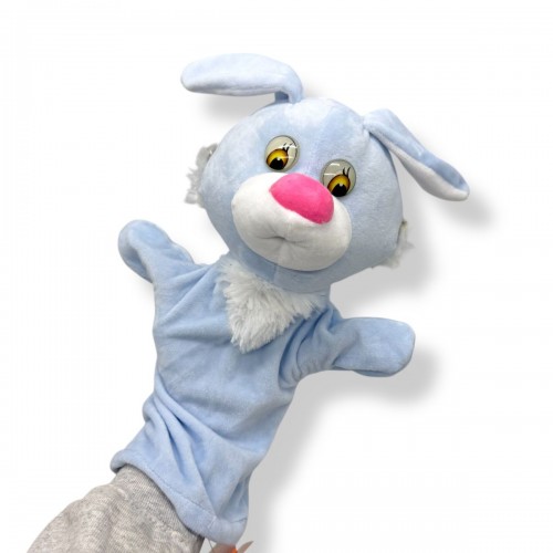 Мʼяка іграшка, (Рукавичка - Заєць) 27 см (Копиця)