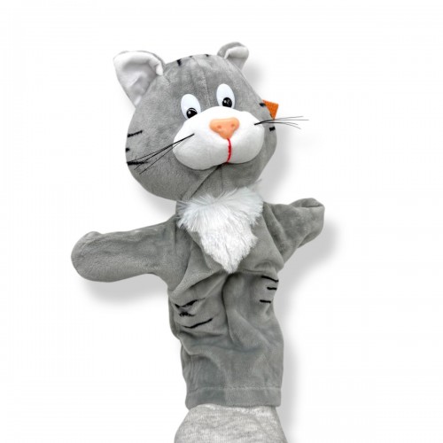 Мʼяка іграшка, (Рукавичка - Котик) 30 см (Копиця)