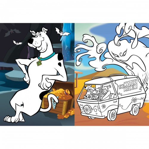 Розмальовка WB "Scooby-Doo" зі стікерами (Ідейка)