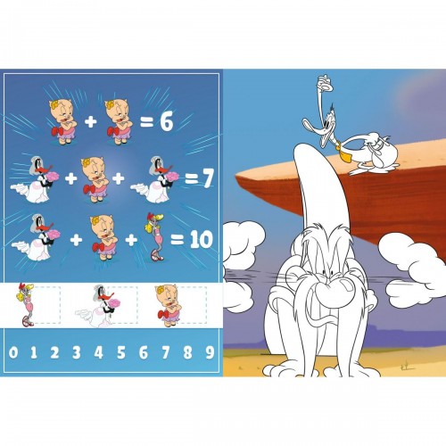 Розмальовка WB "Looney Tunes: Веселий кролик" зі стікерами (Ідейка)