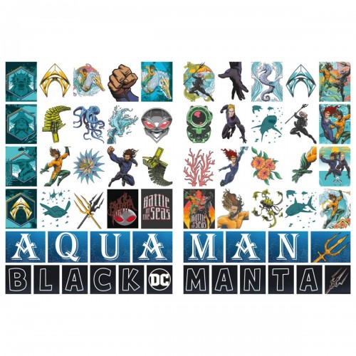 Розмальовка WB "Аквамен" зі стікерами (Ідейка)