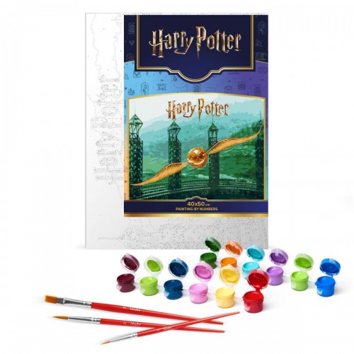 Картина за номерами з фарбами металік "Harry Potter: Золотий Снітч" 40х50см (Ідейка)