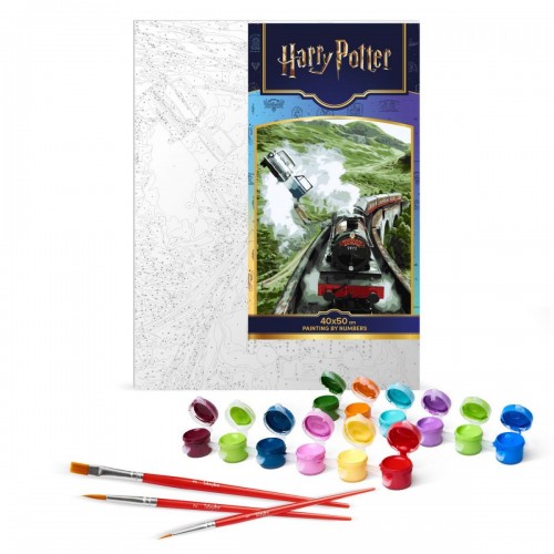 Картина за номерами "Harry Potter: Політ до Гоґвортсу" 40х50см (Ідейка)