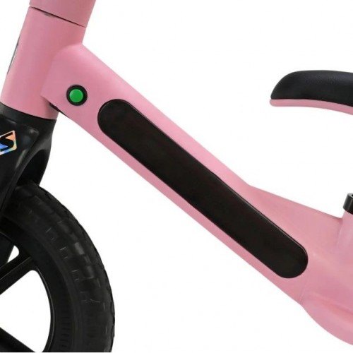 Велобіг (рама з нейлонового скловолокна, колеса EVA, світло, звук) рожевий у короб. 75*14*45 см (Країна іграшок)