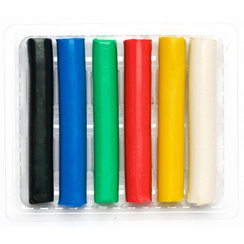 Пластилін круглий (6 кольорів в наборі) (школярик)
