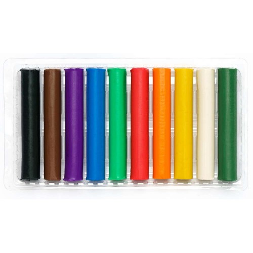 Пластилін круглий (10 кольорів в наборі) (школярик)