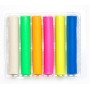 Пластилін флуоресцентний 6 кольорів (школярик)