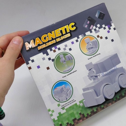 Магнитный конструктор "MINECRAFT" машинки (ЭНДЕРМЕН) (MiC)