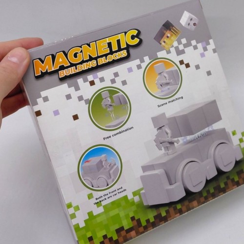 Магнитный конструктор "MINECRAFT" машинки (ГАСТ) (MiC)