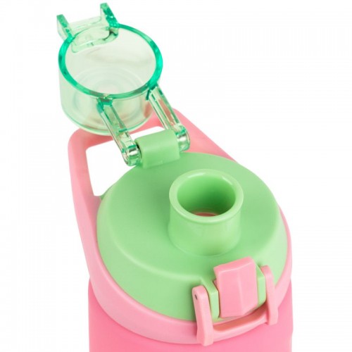 Пляшечка для води 760 мл, рожево-салатова (Kite)