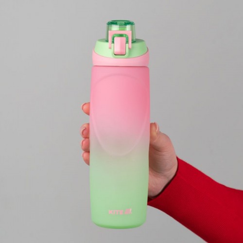 Пляшечка для води 760 мл, рожево-салатова (Kite)
