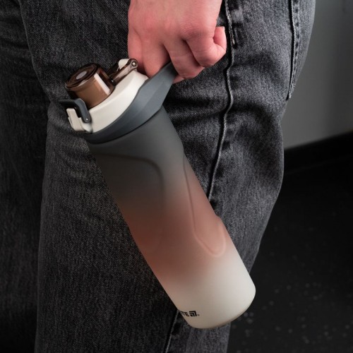 Пляшечка для води 760 мл, сіро-коричнева (Kite)