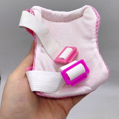 Захисне спорядження, налокітники, наколінники, запястя, у сітці (ЧЕРВОНИЙ) (MiC)