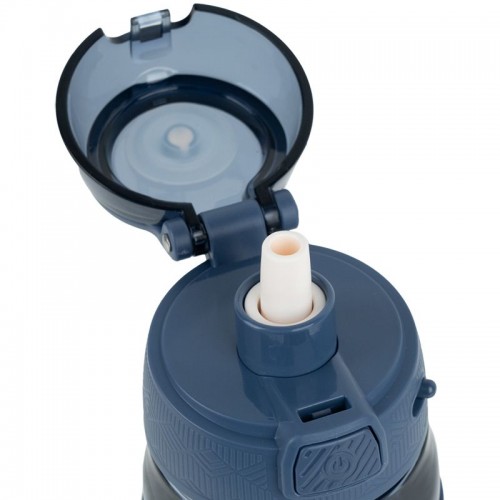 Пляшечка для води 600 мл, синя (Kite)