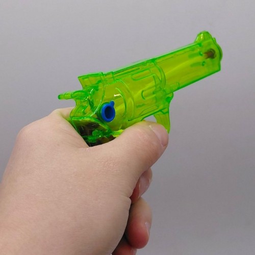 Водный пистолет (размер: 14.5х3.5х9 см, объем резервуара: 68 мл, механический принцип) МИКС Видов (MiC)