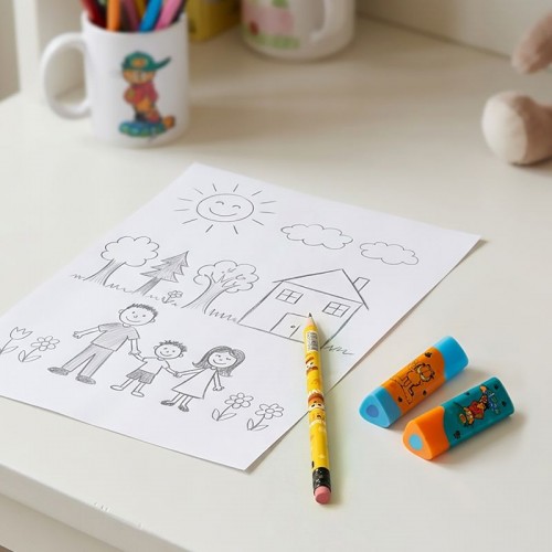 Ластик цветноой GF, ассорти (Kite)