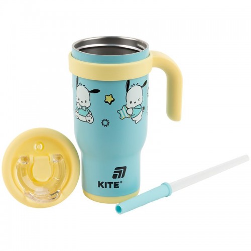 Термокружка з трубочкою, 530мл, PC (Kite)