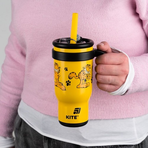 Термокружка з трубочкою, 530мл, GF (Kite)