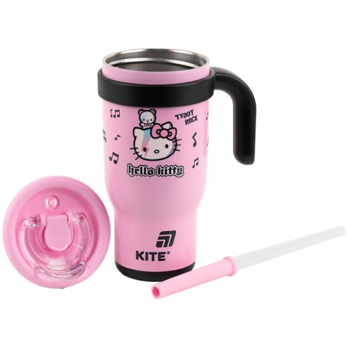 Термокружка з трубочкою, 530мл, HK (Kite)