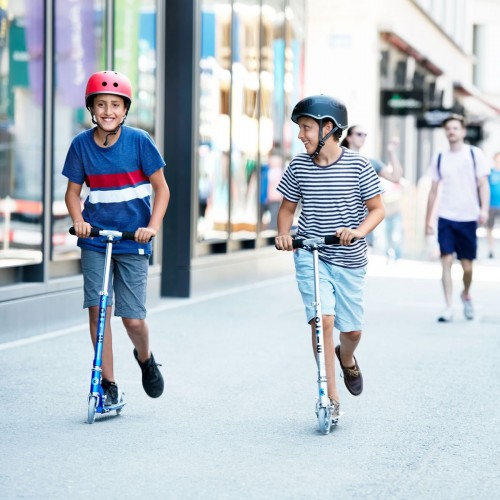 Самокат MICRO серии Sprite – Матовый серебристый (Micro)