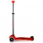 Самокат Micro серії Maxi Deluxe Glow LED – Червона аура (Micro)