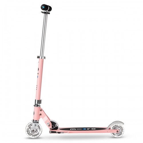 Самокат Micro серії Sprite LED - Неонова троянда (Micro)