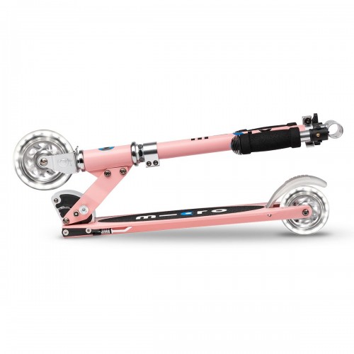 Самокат Micro серії Sprite LED - Неонова троянда (Micro)