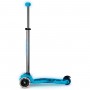 Самокат Micro серії Maxi Deluxe Glow LED – Синій кришталь (Micro)