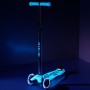 Самокат Micro серії Maxi Deluxe Glow LED – Синій кришталь (Micro)