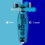 Самокат Micro серії Maxi Deluxe Glow LED – Синій кришталь (Micro)