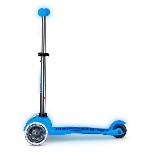 Самокат Micro серії Mini Deluxe Glow LED – Арктичний синій (Micro)