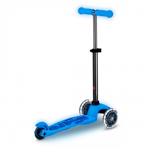 Самокат Micro серії Mini Deluxe Glow LED – Арктичний синій (Micro)