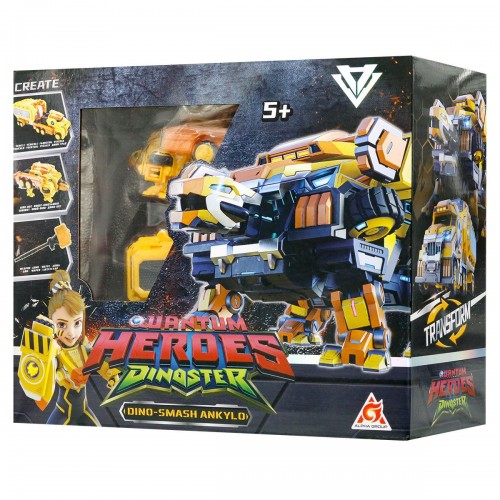 Динозавр-трансформер Dinoster - Мега Дино-Смеш Анкило (DINOSTER)