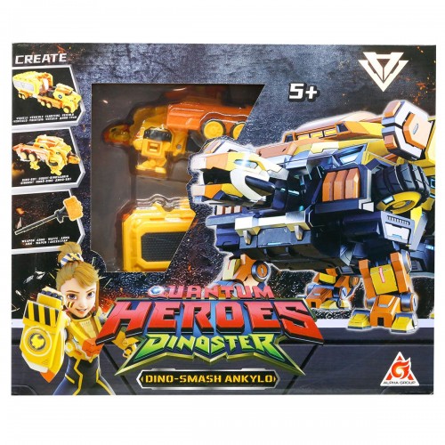 Динозавр-трансформер Dinoster - Мега Дино-Смеш Анкило (DINOSTER)