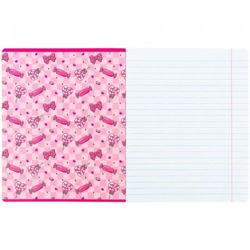 Тетрадь 18 л., лин., фольга + УФ лак, HK (Kite)