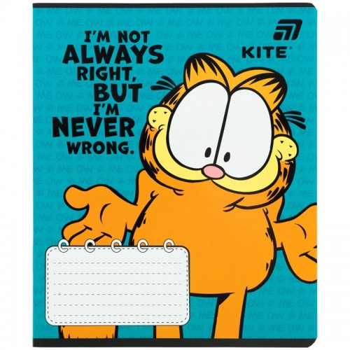 Тетрадь 18 л., лин., софт-тач + УФ лак, GF (Kite)