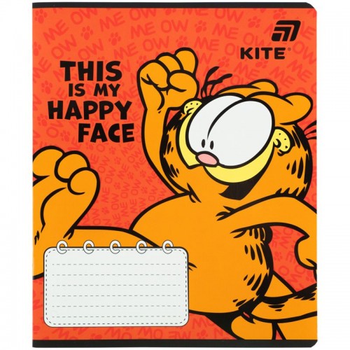 Тетрадь 18 л., лин., софт-тач + УФ лак, GF (Kite)