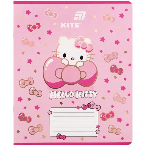 Тетрадь 18 л., кл., фольга + УФ лак, HK-1 (Kite)