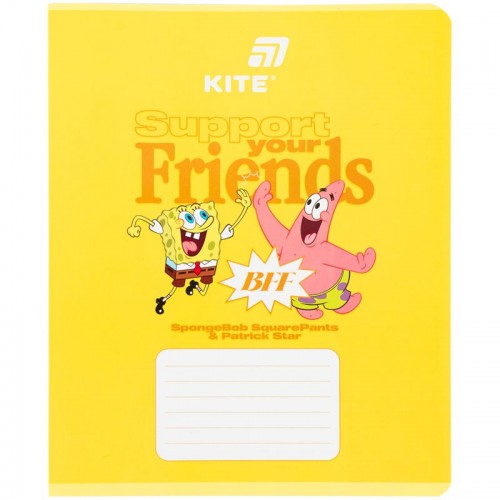 Зошит 18 арк., кл., софт тач + УФ лак об'ємний, SB (Kite)