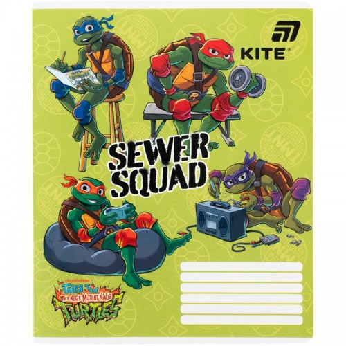 Тетрадь 18 л., кл., гибр. лак + УФ лак, NT (Kite)