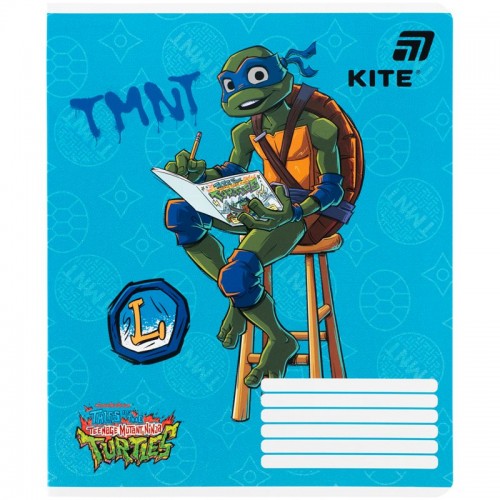 Тетрадь 18 л., кл., гибр. лак + УФ лак, NT (Kite)