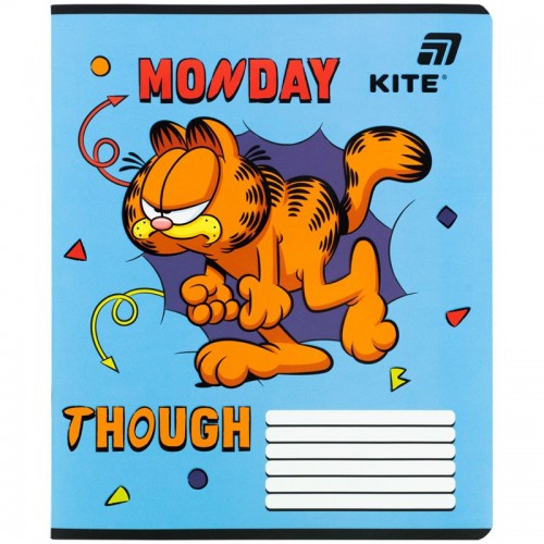 Зошит 12 арк., лін., софт тач + УФ лак, GF (Kite)