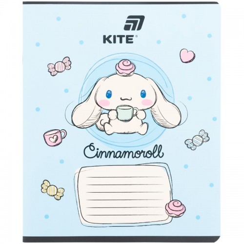 Зошит 18 арк., кл., софт тач + УФ лак, HK-2 (Kite)